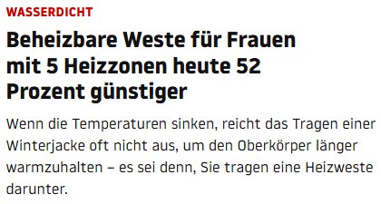 Zorglub_OL's tweet photo. .@sternde Frauen mit fünf Heizzonen? Wirklich? Was ist mit Frauen, die weniger Heizzonen haben? Können die eventuell nur 40 oder 30 Prozent sparen?
Was verheimlicht @sternde? https://t.co/FgvYzvX9zb