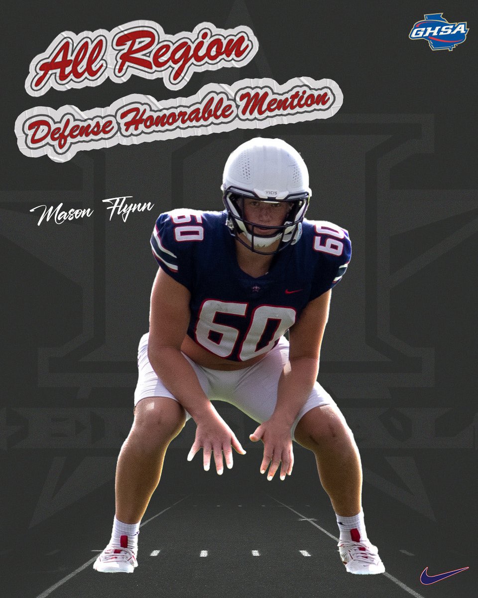 Congratulations to our guys <a href="/12_cheatwood/">Logan Cheatwood</a> , <a href="/Hayes_Tucker_/">Tucker Hayes</a> and <a href="/Mason2517067545/">Mason Flynn</a> for being selected to the Region 7 AAA Honorable Mention Defensive Team!  #GoGenerals!   <a href="/RecruitHHS/">Heritage Generals FB Recruiting</a>