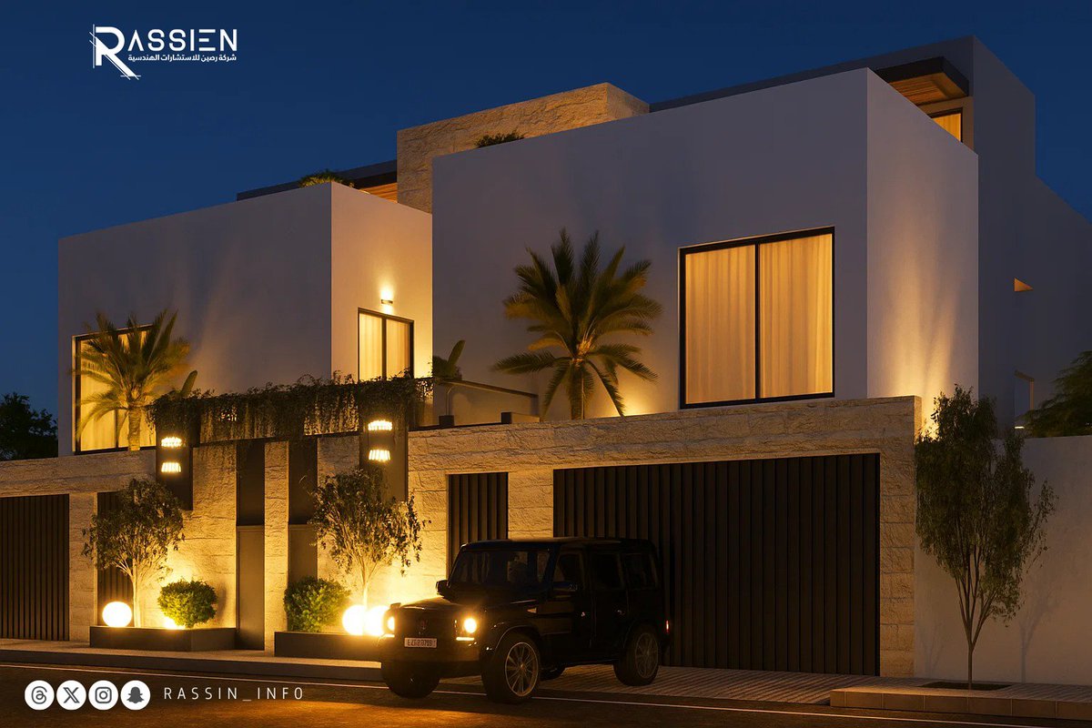 واجهة هندسية متوازنة تجمع بين الانسيابية والصرامة،
بساطة الخطوط تعانق فخامة التفاصيل،
تصميم عصري يترجم رؤية رَصين في خلق توازنٍ أنيق بين الجمال والوظيفة.

#رصين_للاستشارات_الهندسية | #RASSEIN