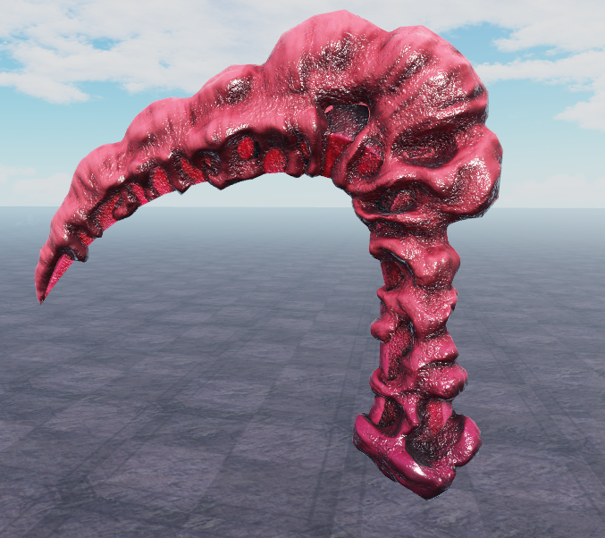 Gyutaro's Blood Sickles from Demon Slayer 
#RobloxDev #roblox #blender