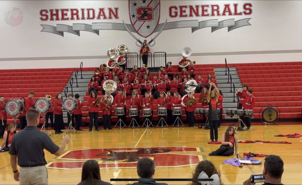 The band put on a great end-of-season concert last night. Thanks to everyone who came out to watch and those who bid in our silent auction. We raised almost $3,500!  Many thanks to the local small businesses and individuals who donated the auction items. Much appreciated!