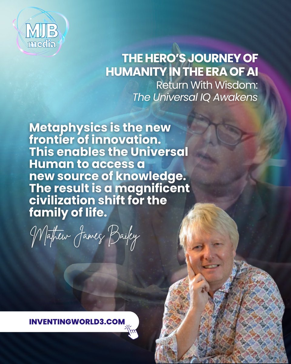 the_ai_mystic's tweet image. AI may calculate quickly — but only humanity remembers eternity. inventingworld3.com #UniversalIQ #SoulAwakening #HumanGenius #CosmicNature #SpiritualIntelligence #FutureOfAI #AIAndSoul #AI #Spirituality #Consciousness #Soul #HerosJourney #World3