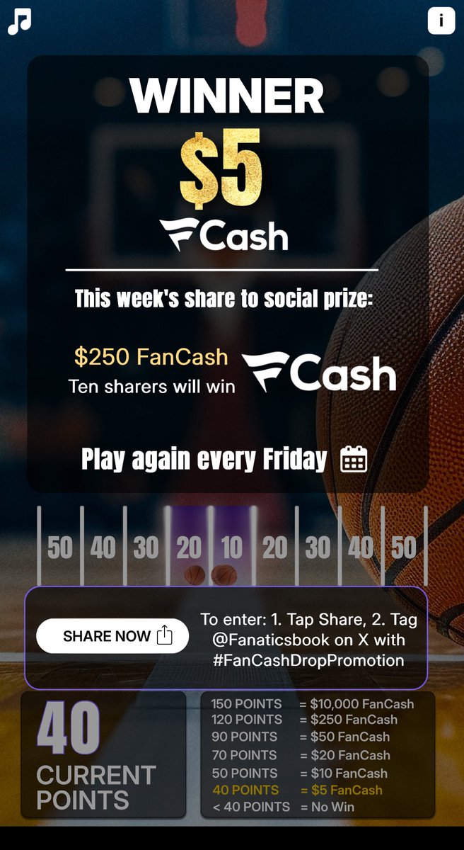 Play the #FanCashDropPromotion today

⁦<a href="/FanaticsBook/">Fanatics Sportsbook</a>⁩  fanatics.onelink.me/5kut/p6fykbjo