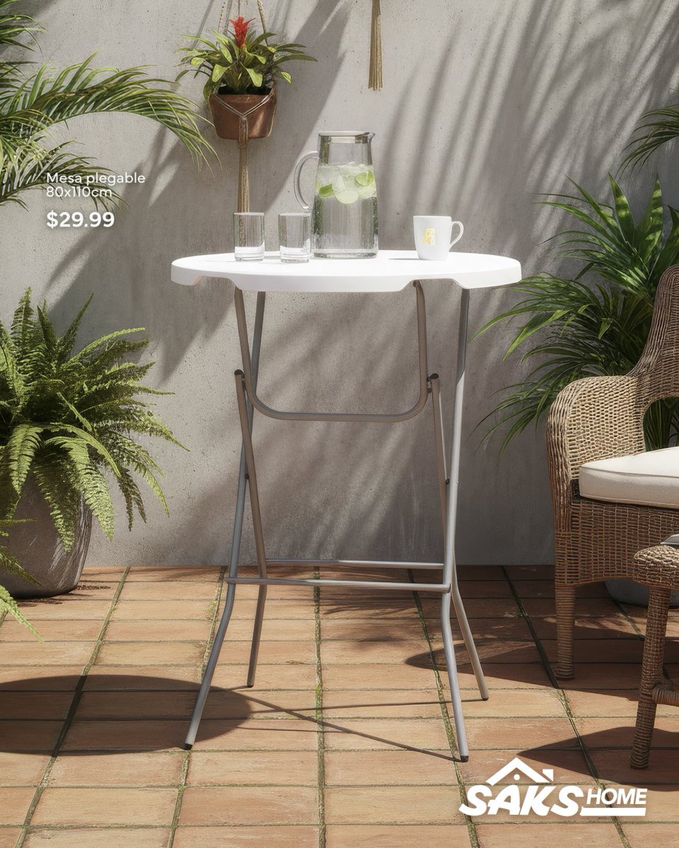 ¡Prácticas, modernas y funcionales. 👌

Mesa Plegables 76x5Ox53 - 1611625. 
Mesa alta plegable 80x110 cm - 1608980. Disponibles en todas nuestras sucursales. 

#sakspanama #modasaks #saks