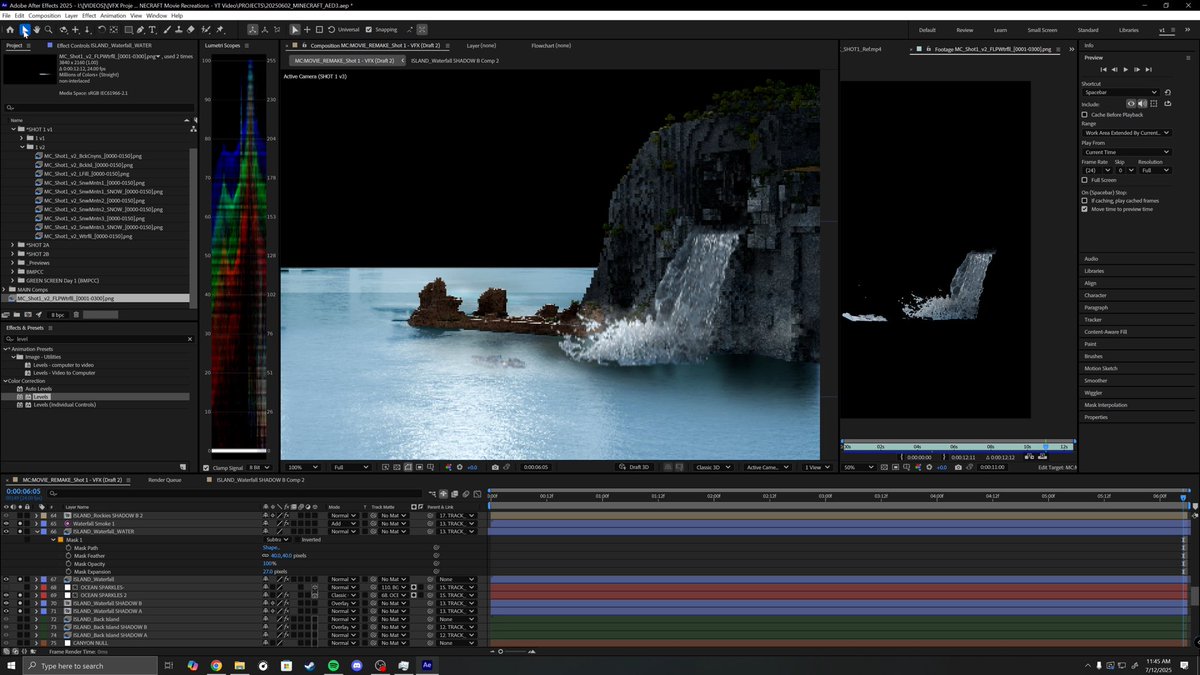 _TheThirdDavid's tweet photo. In an attempt to start sharing my personal projects more…

I recreated this specific shot from the Minecraft Movie 100% from scratch, all in #Blender!  All as a 3D exercise to see what really goes into making a Hollywood VFX Shot. #minecraftmovie #vfx https://t.co/GE0yfNPbhS