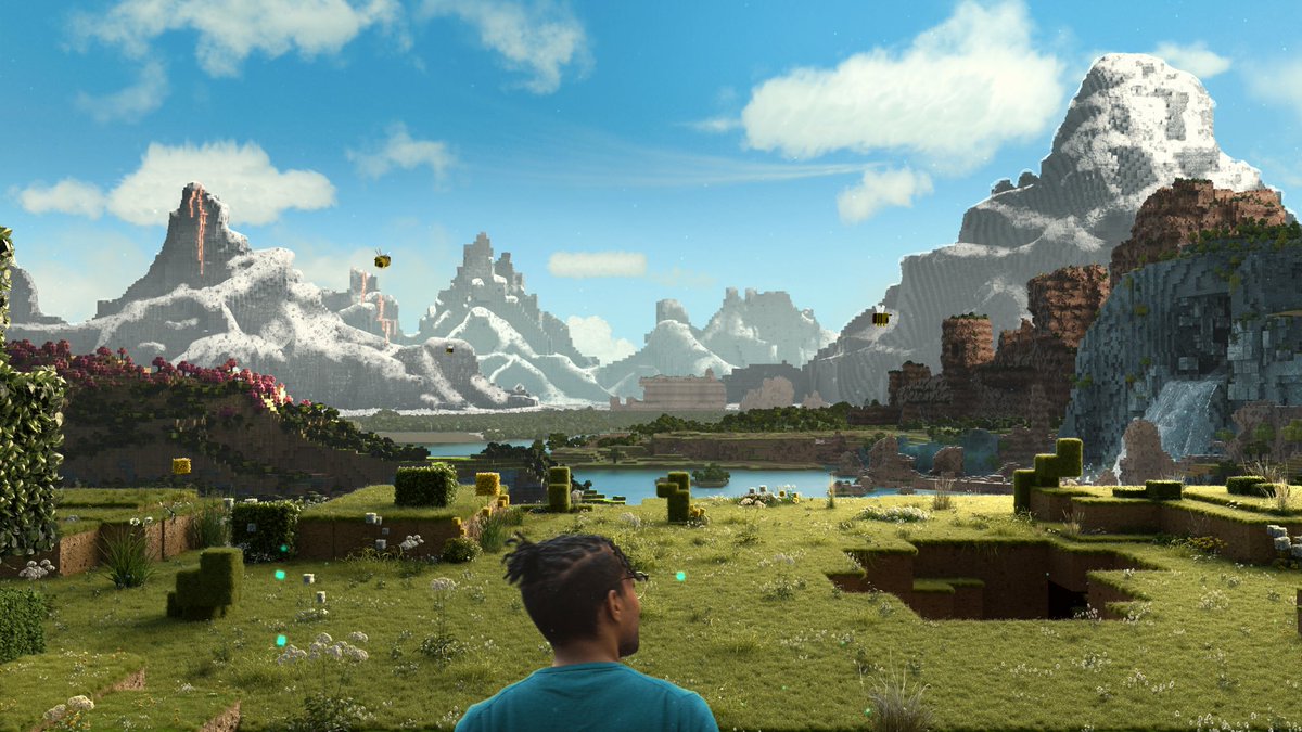 _TheThirdDavid's tweet photo. In an attempt to start sharing my personal projects more…

I recreated this specific shot from the Minecraft Movie 100% from scratch, all in #Blender!  All as a 3D exercise to see what really goes into making a Hollywood VFX Shot. #minecraftmovie #vfx https://t.co/GE0yfNPbhS