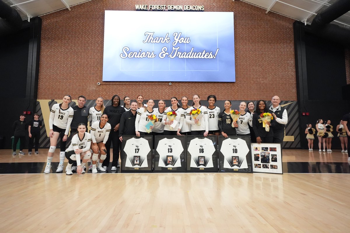 WakeVolleyball's tweet photo. Thank you all 💛 https://t.co/hhQyG4zdiv