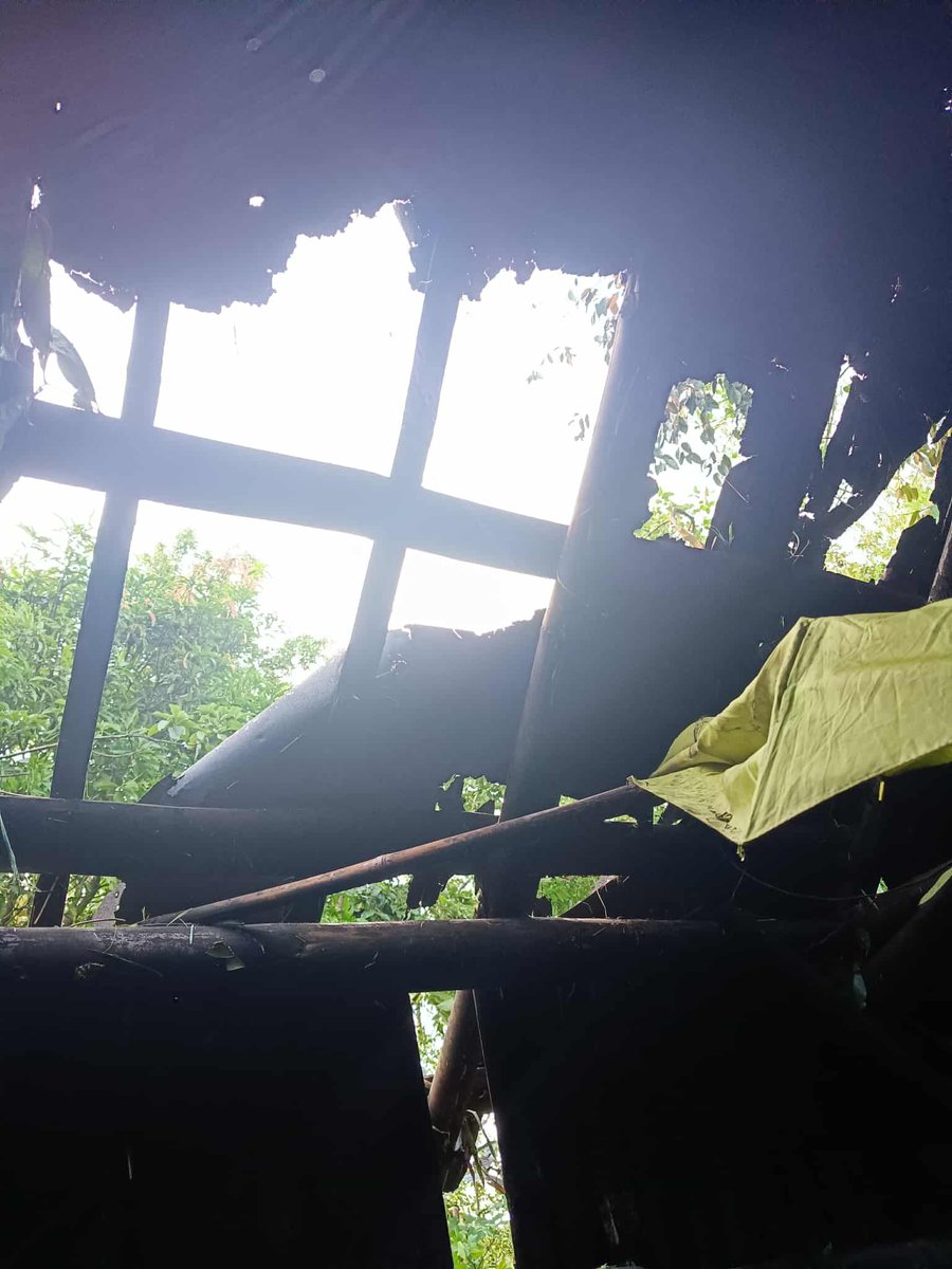 kmjverse's tweet photo. Hello everyone. My family was affected by Typhoon Tino on November 4. Our home in La Carlota City, Negros Occidental suffered some damages, especially our roof, which was already weakened due to the ashfall from Mt. Kanlaon.
#TyphoonTino https://t.co/pO6Vvd8tij