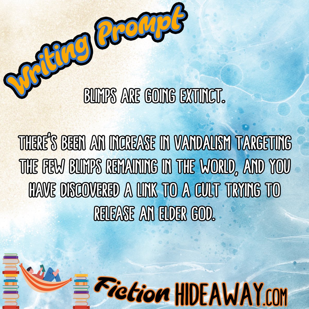 FictionHideaway's tweet photo. We have a new #WritingPrompt to keep you busy this weekend!

#Authors #Writing #AuthorsOfTwitter #WritingPrompts #FictionHideaway https://t.co/qqWjqIEiZZ