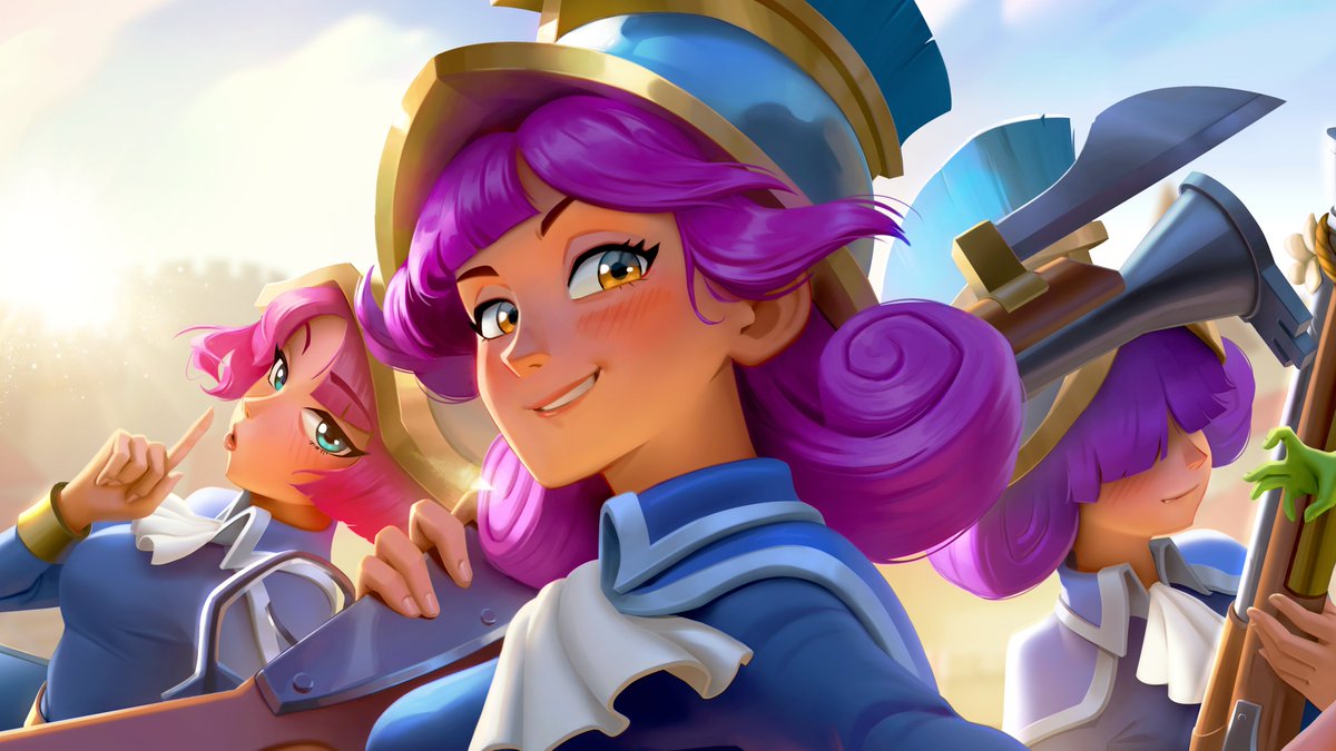 ClashRoyaleJP's tweet photo. 三銃士の壁紙を配布中！🫳🏻

#クラロワ https://t.co/XamIx0v5qz