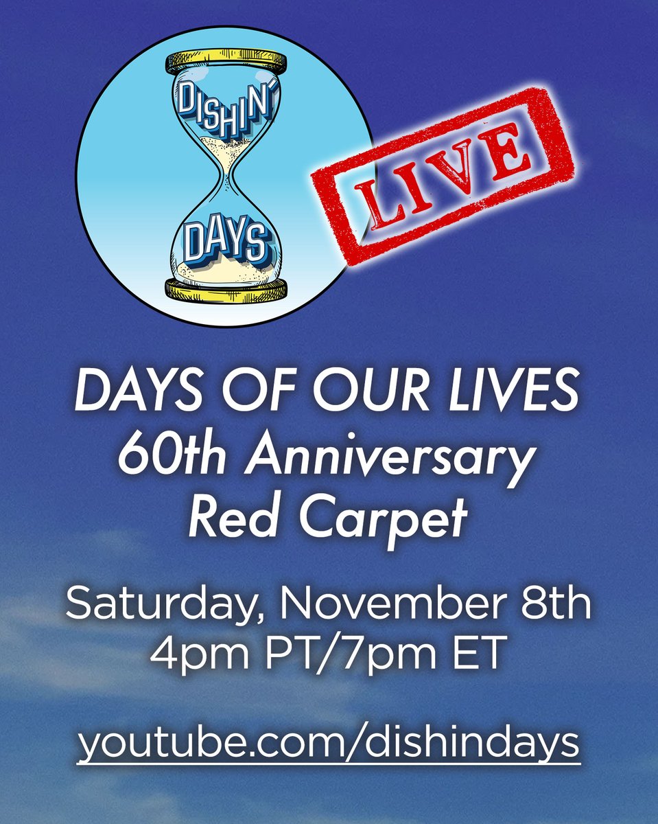 Join us LIVE tomorrow (Saturday Nov 8th) at 4pm PST/ 7pm EST as we, hopefully, broadcast LIVE from the 60th Anniversary Celebration.

youtube.com/live/6WqYGMCsr…