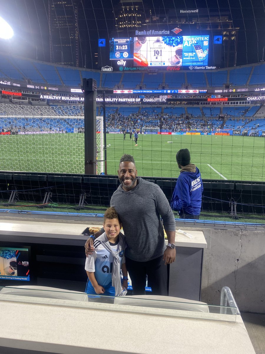 Enjoying a night out with my boy!