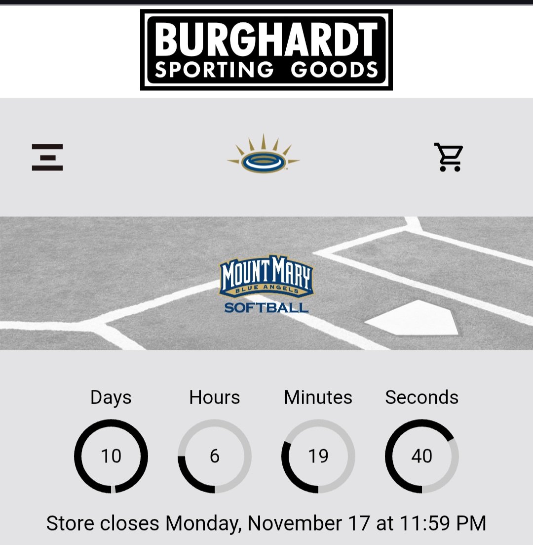 MtMarySoftball's tweet image. The MMU Softball apparel store is OPEN!! Get your softball apparel today to cheer on our Blue Angels for this upcoming season!🥎💙🪽
Store is open until November 17th.
#GoBlueAngels bsg.chipply.com/mtmarysoftball…