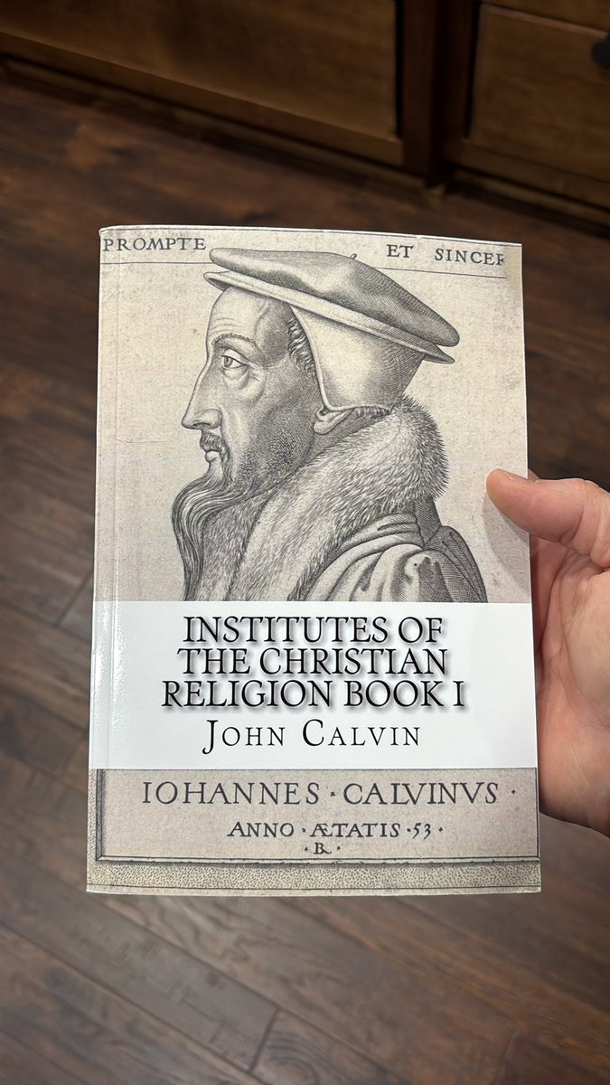ApoloJedi_'s tweet image. If I’m going to call myself a Calvinist because of what the Bible says, I might as well read what Calvin wrote