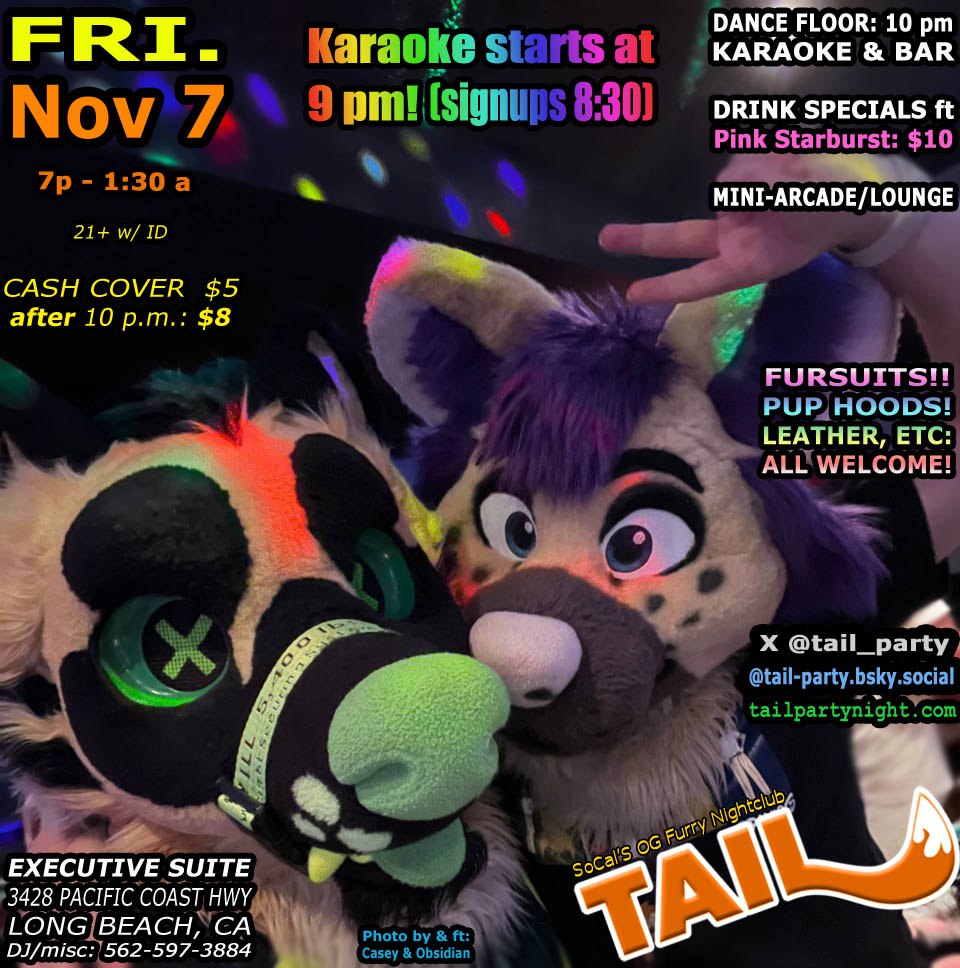 Tail is tonight!