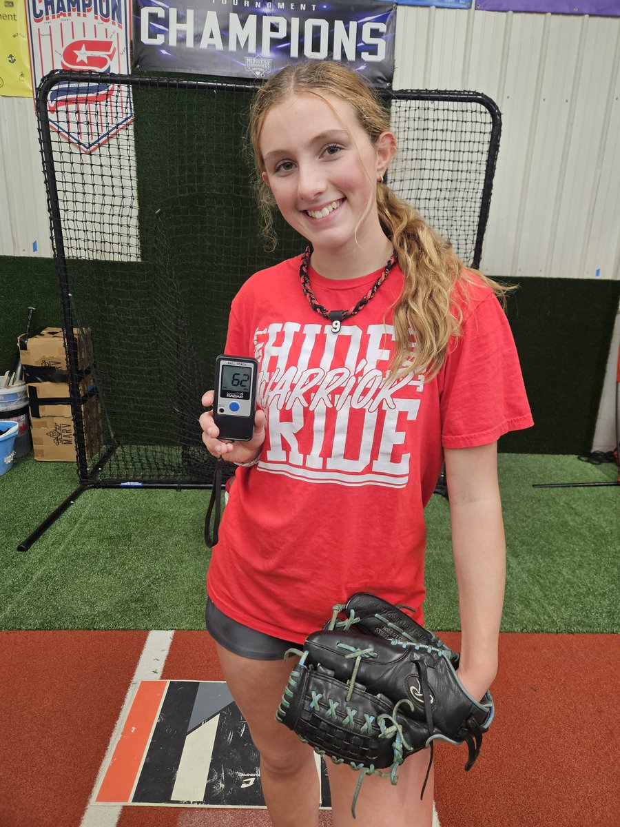 jasonleaver10's tweet photo. NEW PR ALERT. 12 years old and 62 mph. Keep reaching for the stars kid. https://t.co/cGpq3KLw12