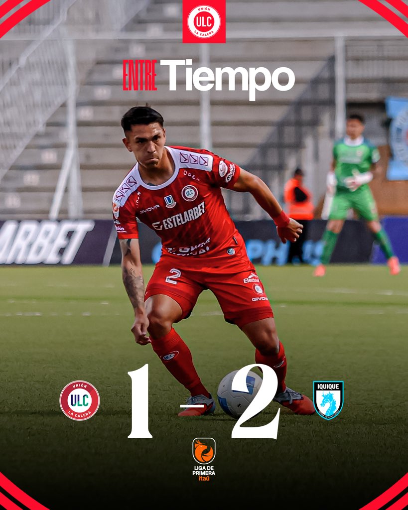 45’ | ⏱️ 𝐅𝐢𝐧 𝐝𝐞𝐥 𝐩𝐫𝐢𝐦𝐞𝐫 𝐭𝐢𝐞𝐦𝐩𝐨

Unión La Calera 1️⃣ - 2️⃣ Deportes Iquique

⚽️ 29’ Joaquín Soto

🔴⚪️
