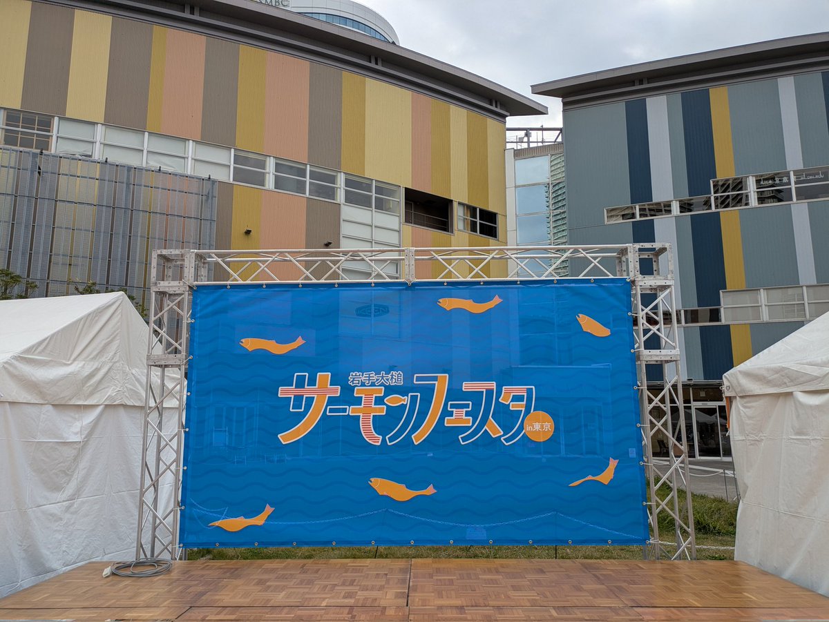 otsuchi_PR's tweet image. 岩手大槌サーモンフェスタ、ららぽーと豊洲でまもなく始まります！大槌町から一晩かけてサーモン430尾を運んで来ました。食べて触って遊べるイベント。MCは岩手からマジカル河童ちゃん。お笑い芸人のステージもあります。11/8（土）10時から17時。豊洲でお待ちしています！