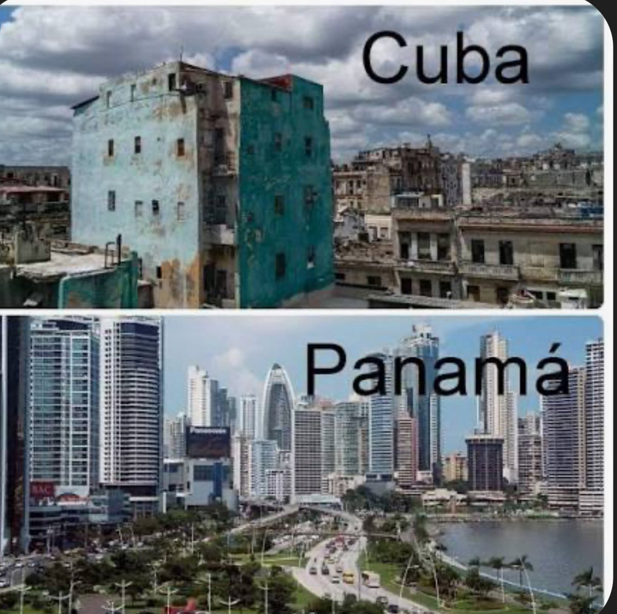 M20Roge's tweet image. The difference between socialism’s intentions and freedom’s results is written across the skyline. 🇨🇺 vs 🇵🇦 — same region, two systems, two futures.
#SocialismFails #FreedomWorks #AmericaFirst