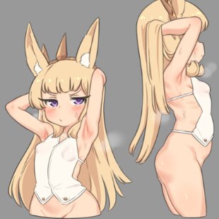 Narmayasows's tweet photo. Erune think their hot shit for having stupid ears.
Heh~ I'll show them just how easy it is to reproduce.

H-hey... What's everything so 𝙷𝙾𝚃 and 𝚃𝙸𝙽𝙶𝙻𝚈?
Heat? No Cagliostro isn't some stupid breeder. https://t.co/SRbn98W17H