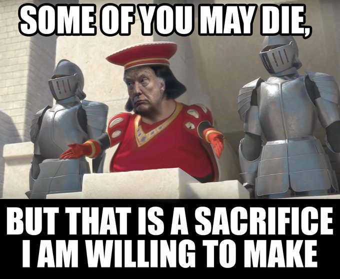 <a href="/krassenstein/">Brian Krassenstein</a> Trump:  
Starving the poor✔️  
Giving billionaires tax breaks✔️  
Shutting down travel✔️  
Raising insurance premiums✔️  
Raising energy costs✔️  
Taxing our purchases, tariffs✔️ 
Destroying family farms✔️

Releasing Epstein Files✖️  
Lowering grocery prices✖️  
Lowering