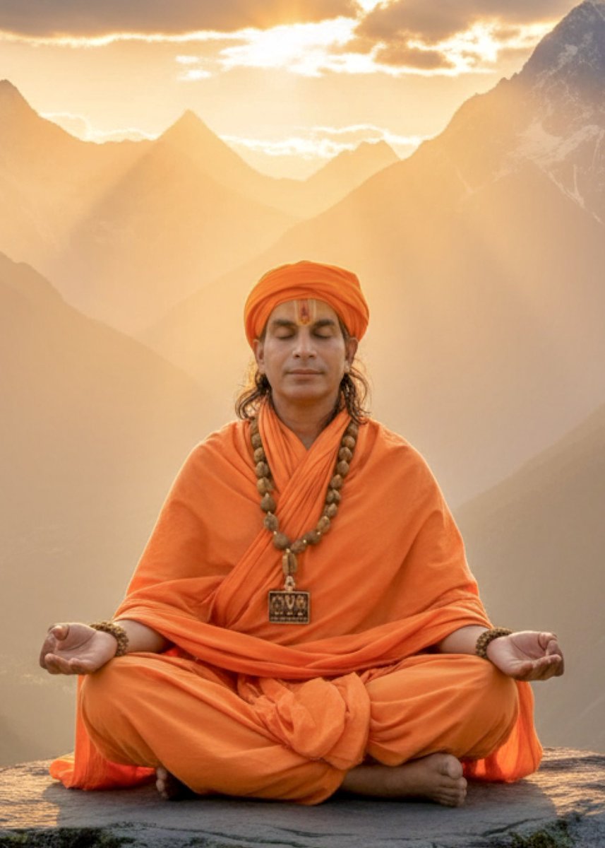 swamisandeepani's tweet image. संतोष कोई त्याग नहीं, यह पूर्णता का अनुभव है।
जो व्यक्ति जान लेता है कि जीवन में जो कुछ भी है, वही इस क्षण उसके लिए सर्वोत्तम है,
वही सच्चा संतोषी बनता है।
संतोष का अर्थ है — आत्मा के साथ एक हो जाना,
जहाँ इच्छाएँ शांत हो जाती हैं और हृदय मौन आनंद में भर जाता है।
असंतोष तब जन्म…