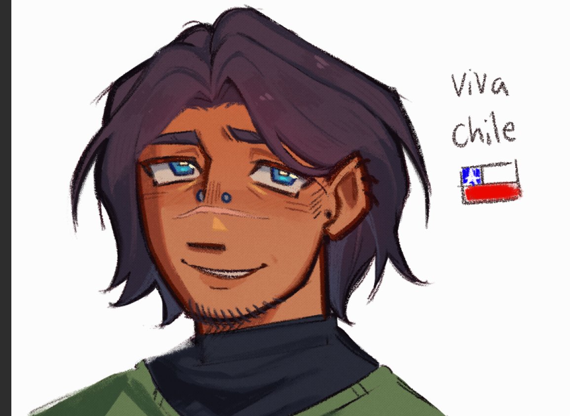 im trying out brushes and stuff and tweaking my art style a little d ont mind me