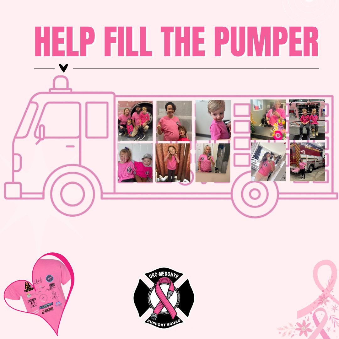 OroMedonteFire's tweet photo. The winner of a dozen cupcakes from @cupcakesbykeltie is Orser Technical! Thank you for your support and for submitting a photo. Huge thanks to everyone who bought a PINK Pumper Support Squad shirt to help raise funds and awareness for breast cancer this October! https://t.co/RDW9zOpYOo