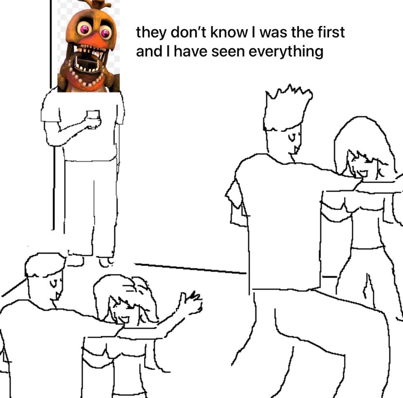 kingjonkle's tweet image. why she standing in the corner all by herself lonesome? :(