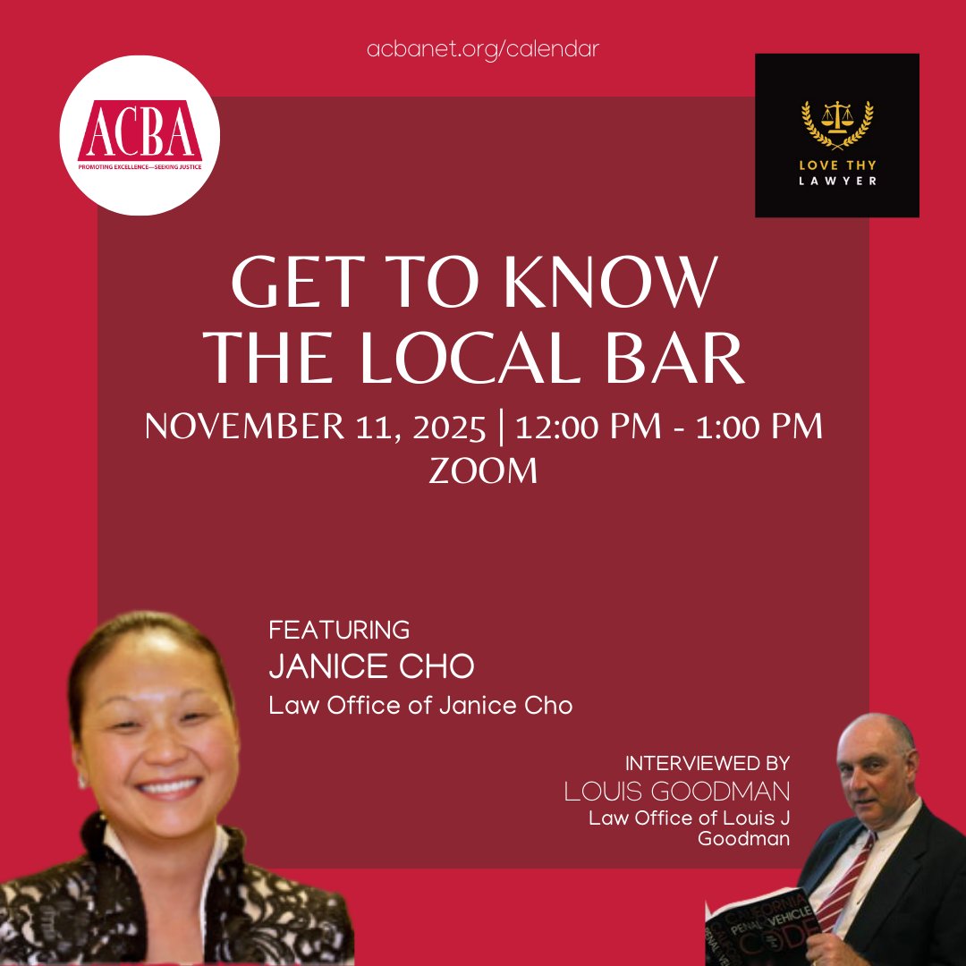 Last chance - Get to Know the Local Bar: Janice Cho - mailchi.mp/acbanet.org/lo…