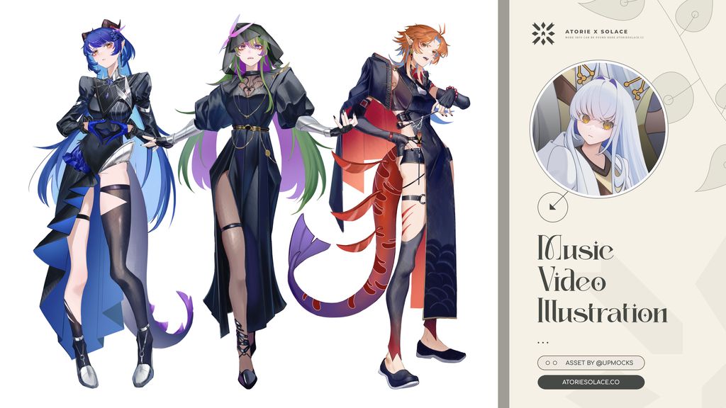 Thank you so much <a href="/zephyrianna/">Zephyrianna 🐦💫</a> for trusting our member
Illustrations on your cover of END OF YOU by Zephy, Rio Fukai and Xiulan Long
Congratulations on your music release 🖤

⇀ art by @upmocks 

Thank you so much for trusting us 🖤