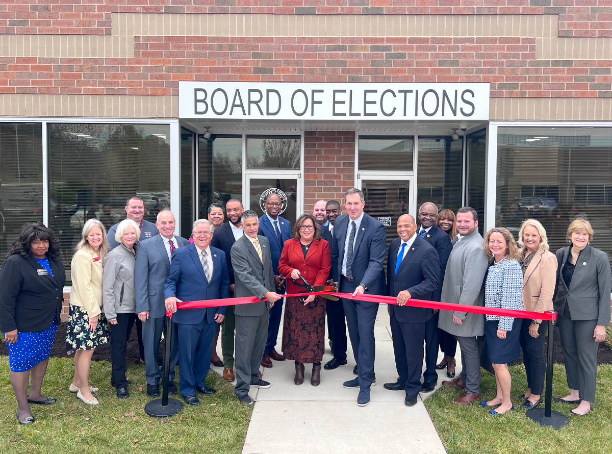 🎉 Celebrating 2 Years! Today marks our 2nd anniversary at the Baltimore County Board of Elections! Thank you to everyone who helped make our state-of-the-art facility a reality. Here’s to more years of serving our voters! 🗳️💙