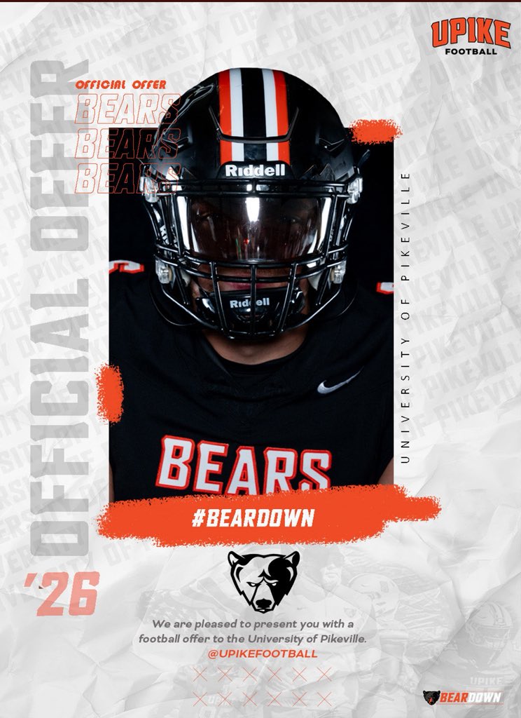 Blessed to receive an offer from Upike thank you <a href="/CoachQTinsley/">Quamari Tinsley</a> for the opportunity <a href="/Aspirationsgym/">C.Vaughn@Aspirations</a> <a href="/CoachKelley__/">Justin Kelley</a> <a href="/CoachNinoDBE323/">Anthony White</a> <a href="/UPIKEFOOTBALL/">UPIKE FOOTBALL</a>