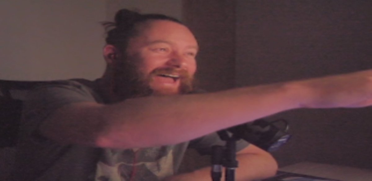 DannehTV's tweet photo. The Where Winds Meet live stream was pretty cool, game looking fun… my face when I saw @The_Lazy_Peon looking dapper! https://t.co/ulspAsWHcL