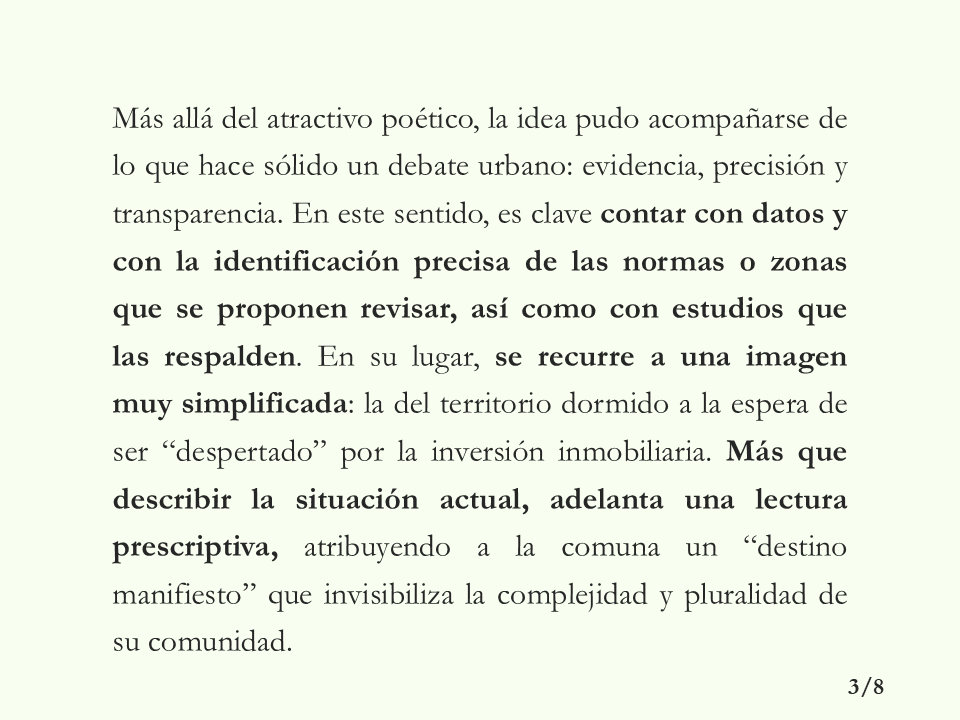 DnlMCrv's tweet photo. Columna Renca más allá de las metáforas. En los últimos días circuló la idea de que la comuna de Renca sería un “gigante dormido” debido a las definiciones del Plan Regulador Comunal de 2022, instrumento que habría optado por la “restricción y el congelamiento”. https://t.co/PjztQemmhS
