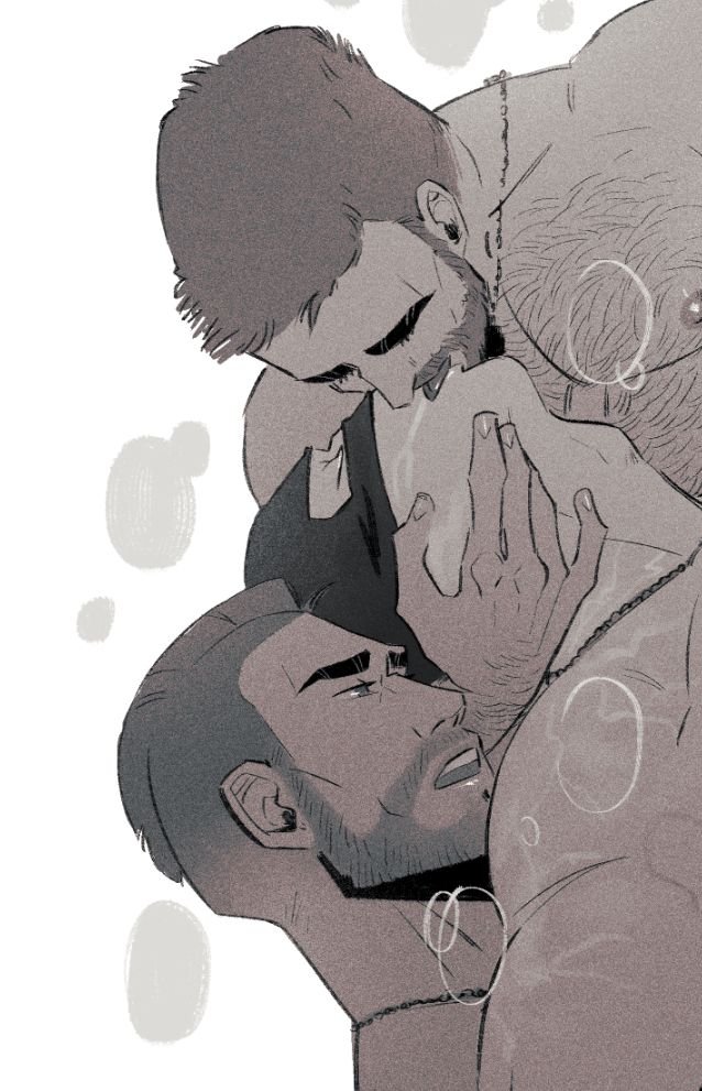 churchofpossum's tweet photo. Forgot to post this crop here but I still really like it so have some threesome. https://t.co/Qq68v1wuAw