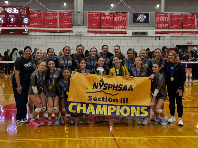 WestGeneseeCSD's tweet image. Congratulations to the WG Girls Volleyball team for winning the Section 3 class AAA championship tonight over Liverpool 3-0! 💙💛🐾🏐#WildcatPride @klefbeckwghs