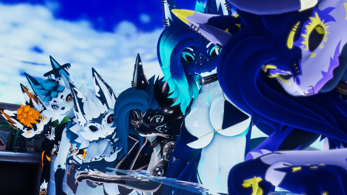 Look at these pretty bitches!
(Thank you <a href="/Goodboy_Dogo/">RanDog 🔜 NFC</a>, <a href="/doeBreed/">Bree 🏳️‍⚧️ 🔜 Scotia Con</a>, <a href="/S_h_e_e_b/">🔞Sheeb</a>, <a href="/Calamari_mommy/">DeepBlueFish</a>, <a href="/LegacyTwoTails/">Legacy</a> for helping!!)