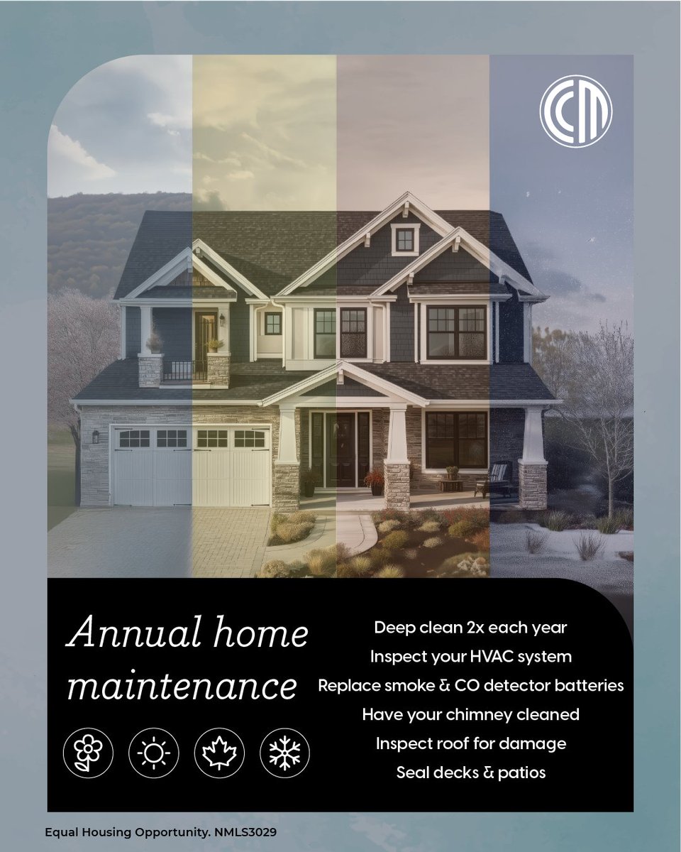 L_vanderwerf's tweet image. Home maintenance is a homeowner must — but where do you start? With our year-round checklist: spr.ly/601873z2r