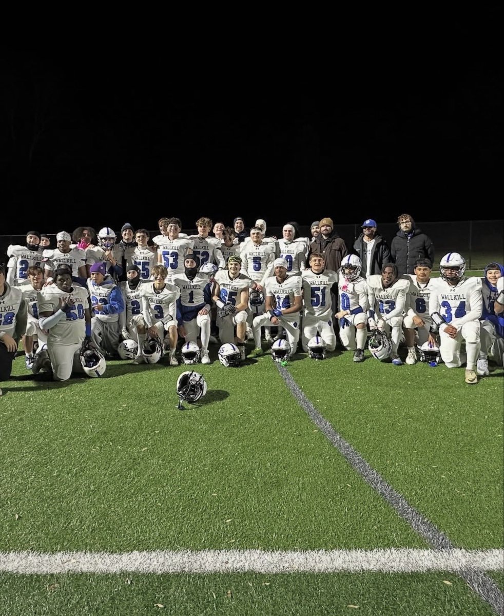 WallkillFB's tweet image. Great finish to our season with a win over a strong divisional opponent. Our kids played their hearts out. Could not be more proud to coach this group!

HAIL TO WALLKILL!