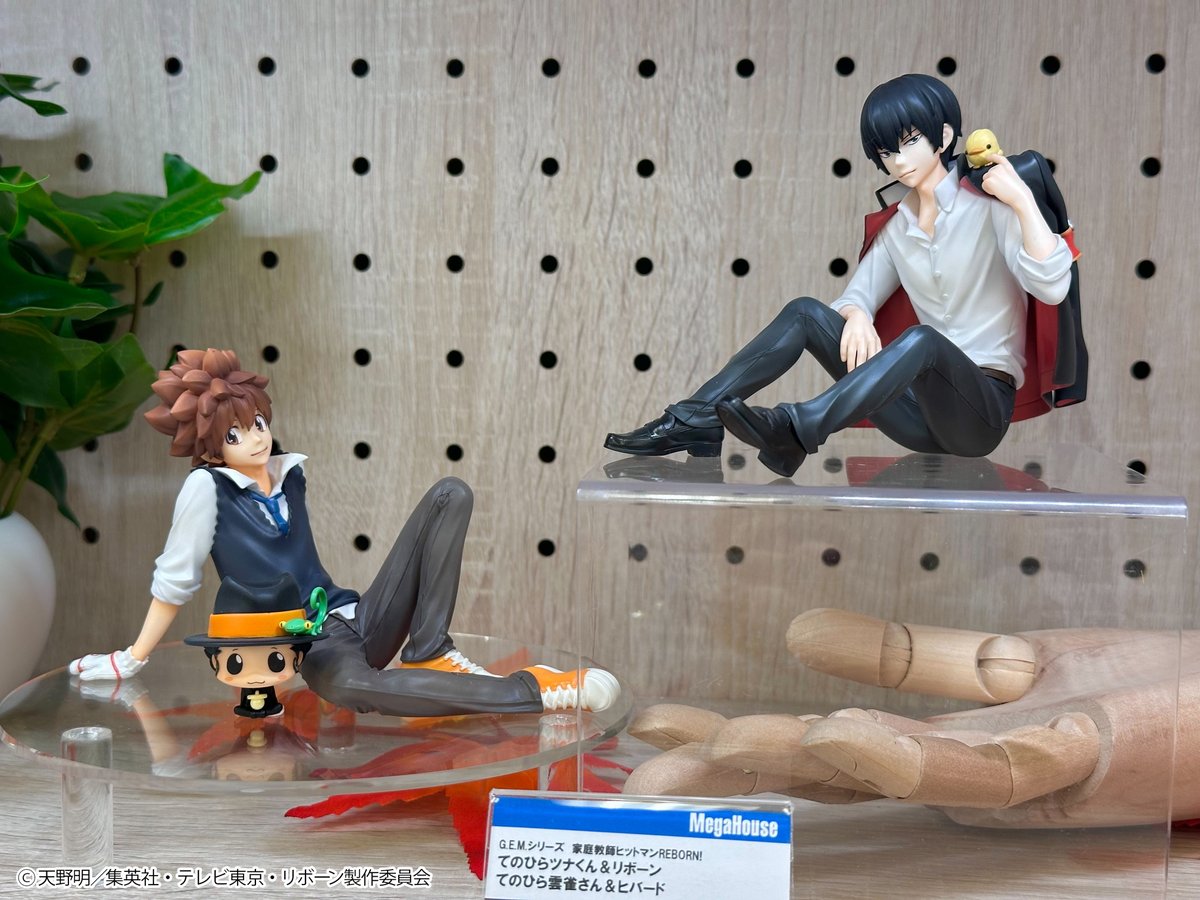 megahouse_tori's tweet photo. 【#AGF_2025】
˗ˏˋ  彩色原型展示中   ˎˊ˗ 

G.E.M.シリーズ
家庭教師ヒットマンREBORN!

╋━━━━━━━
てのひらツナくん＆リボーン 
てのひら雲雀さん＆ヒバード
　　　　　　　━━━━━━━╋

📍池袋サンシャインシティ 
Y-10 メガハウスブースにて展示中メガ！
📅イベント詳細はこちら⇓
https://t.co/VYu3Hn6al6

#REBORN #リボーン