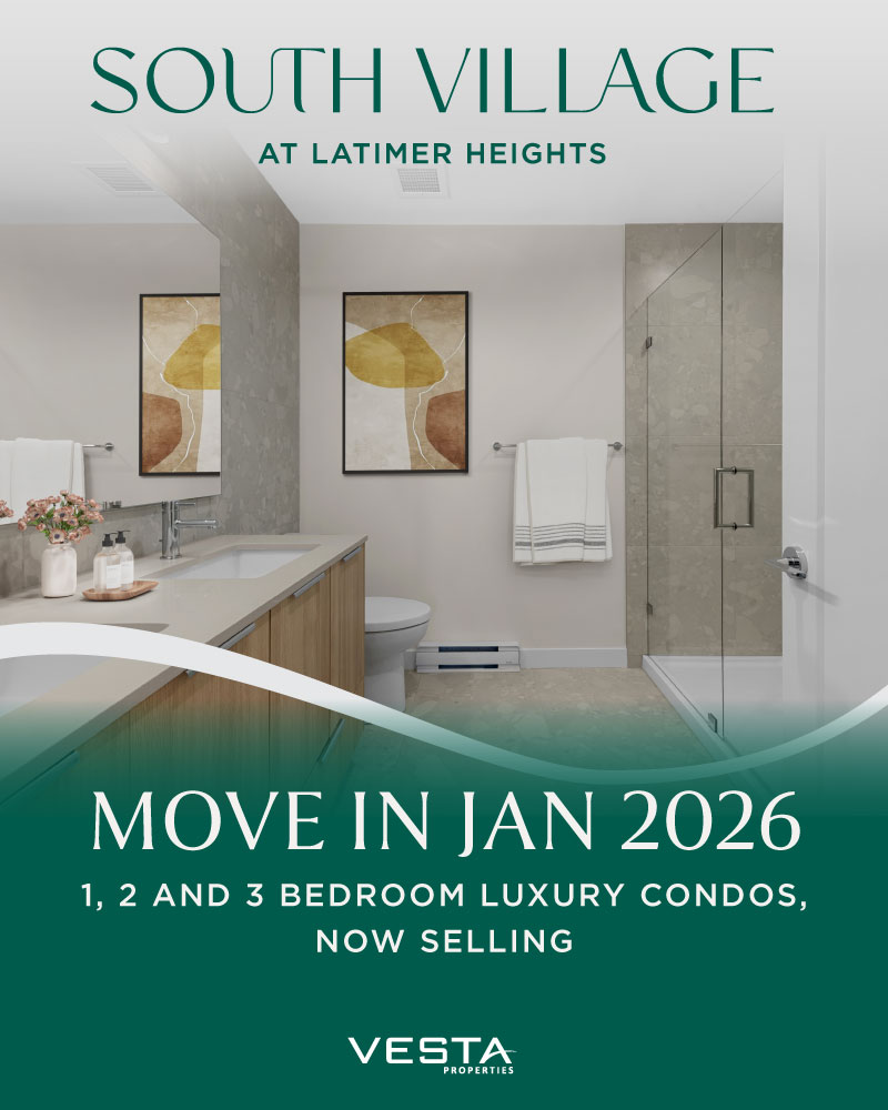 Move in January 2026!

Discover South Village at Latimer Heights
📷 1-, 2- &amp; 3-Bedroom Luxury Condos
📷 Air Conditioning, Gas Ranges, EV Parking &amp; Storage Included

#SouthVillage #LatimerHeights #LuxuryLiving #CondoLife #LangleyRealEstate
