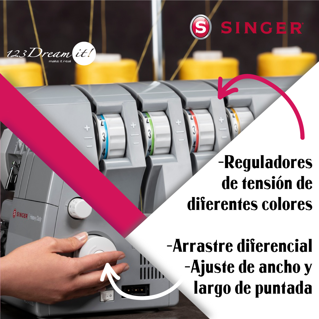 123dreamit's tweet image. ¿Estás pensando en comprar o renovar tu overlock familiar?... Te presentamos una increíble opción que definitivamente debes considerar. 🧐✂️ #Overlock #Singer #123Dreamit #HD0405S