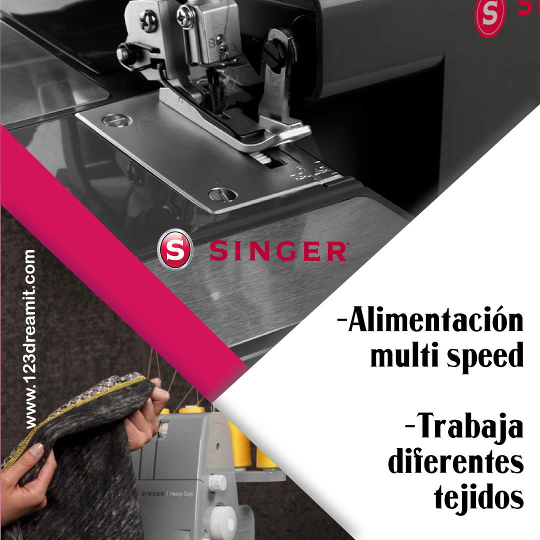 123dreamit's tweet image. ¿Estás pensando en comprar o renovar tu overlock familiar?... Te presentamos una increíble opción que definitivamente debes considerar. 🧐✂️ #Overlock #Singer #123Dreamit #HD0405S