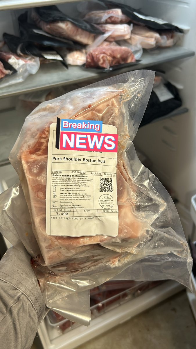 We raise and sell cows, hogs, sheep, and goats. 

To sell commercial cuts we’re required to get this stamp on all our meat. 👇

The butcher price alone on most packaged pork costs me more than you can go to the store and buy it for. That doesn’t even account for:

Farrowing cost