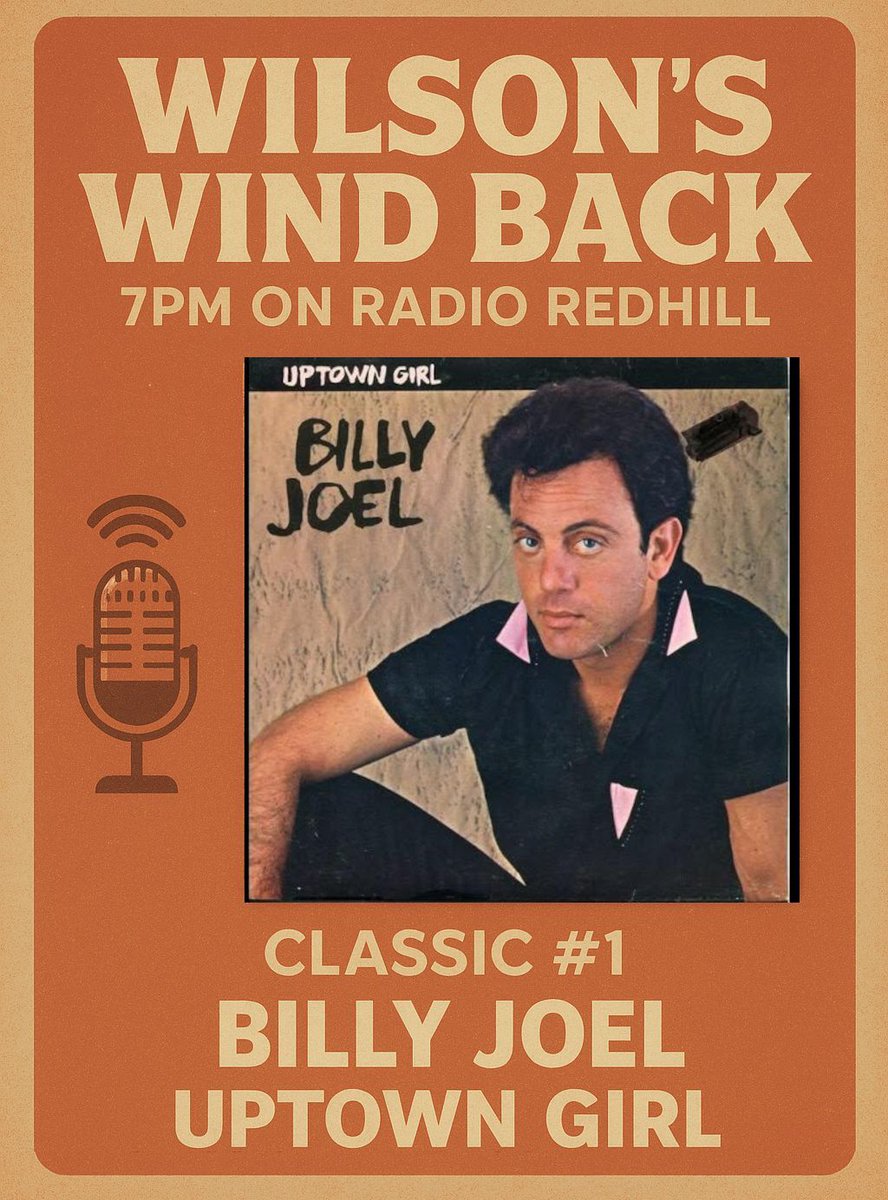 Wilson's Wind Back has the Top 5 from this week in 1984, the Musical Birthday Stars and a classic number one from 1983. Listen at 7pm or later at radioredhill.uk/listenagain/?d… #WilsonsWindBack #80smusic
