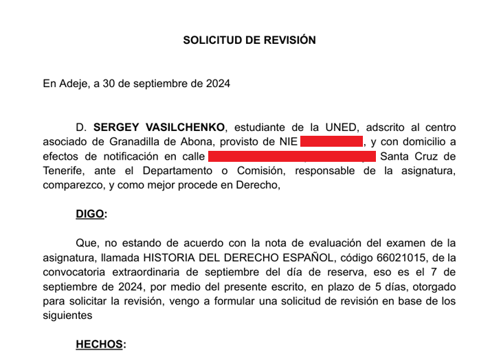 Своим лучшим юридическим документом (несмотря на орфографические ошибки) до сих пор считаю апелляцию на последний экзамен в бакалавриате.

Дело было в сентябре прошлого года. К тому моменту я уже защитился, и мне оставалось сдать три экзамена чтобы закрыть бакалавриат и пойти в