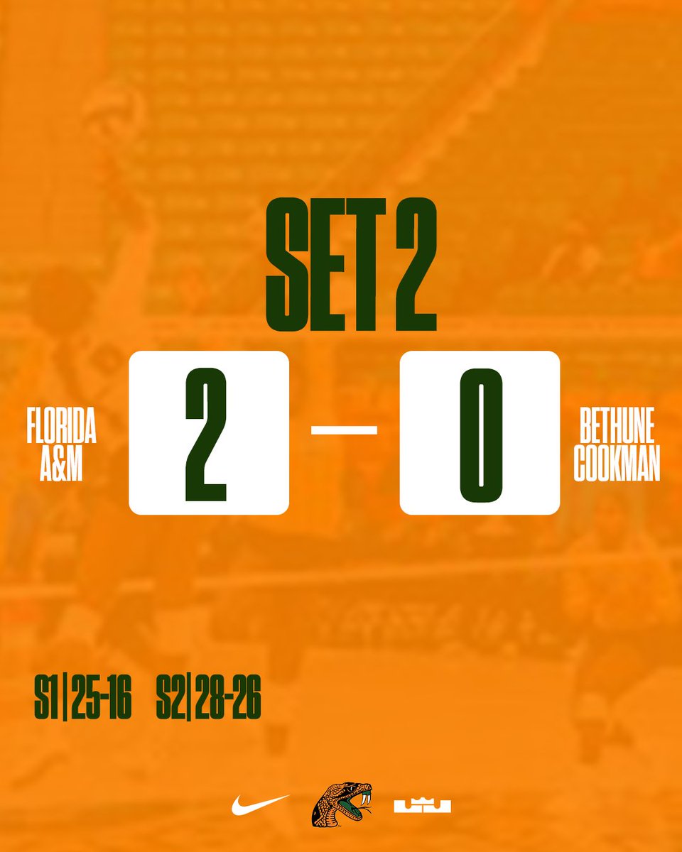 FAMU_VB's tweet image. Rattlers with another hard-fought win in set 2

#FAMU | #Rattlers | #FangsUp🐍