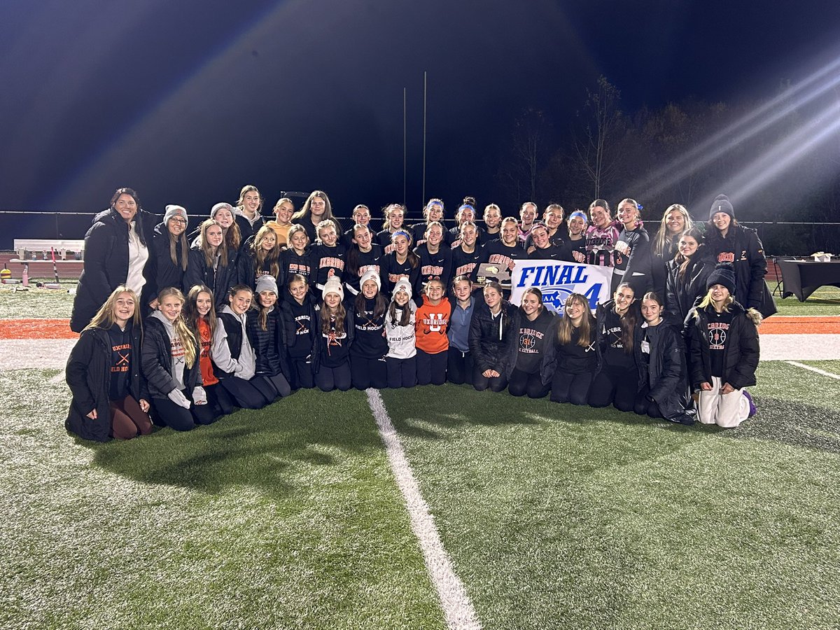 UHS_Spartans's tweet photo. Uxbridge Field Hockey advances to the @MIAA033 Division 3 Semifinals! Date &amp; Location TBD. #SpartanPride https://t.co/DIzpEuQSdK