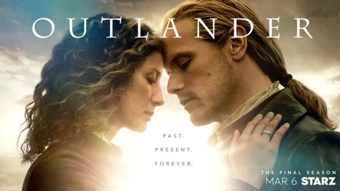 ClanLallybroch's tweet image. Tenemos nueva imagen promocional #Outlander T8 que dice:
&quot;Pasado, presente, para siempre&quot;

Pero es que además viene con fecha de estreno: 6 de marzo!!

Problema?? Que es una filtración de Deadline, así sin querer, pero no hay anuncio oficial desde Starz aún 🙈